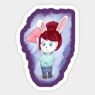 BUNNY GIRL Sticker